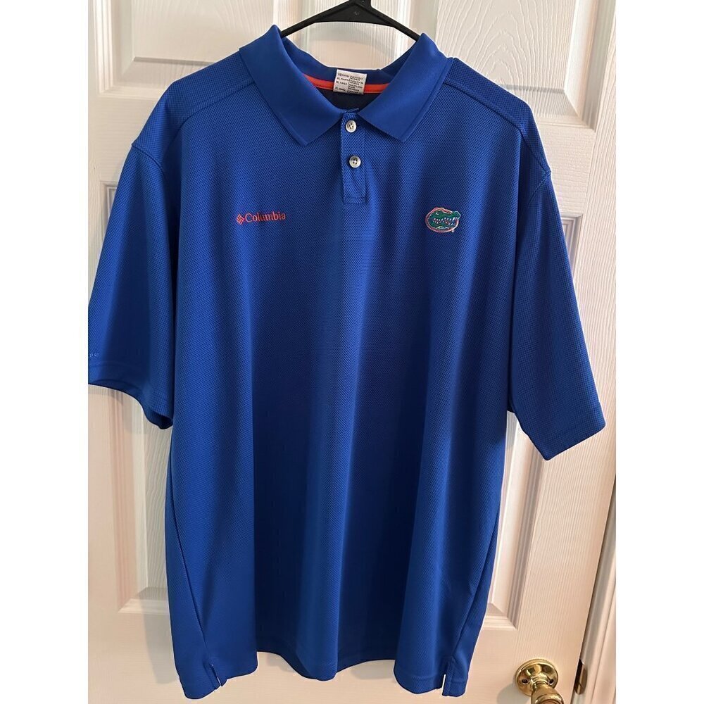 Columbia Florida Gators Omni Shade Blue Polo